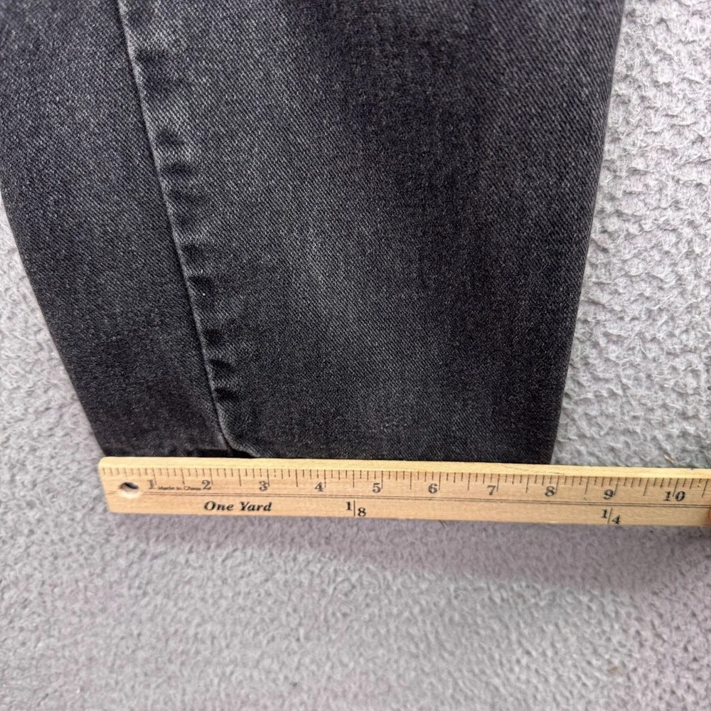 VTG Levis Jeans Mens 33x32 Black 505 Distressed Grunge Punk‎ Goth Indie Denim